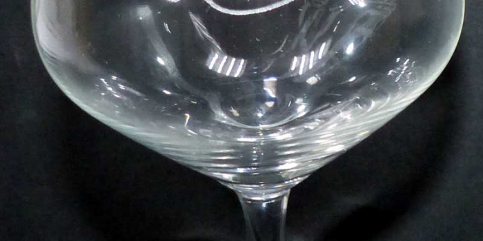 Wine Glass Engraved