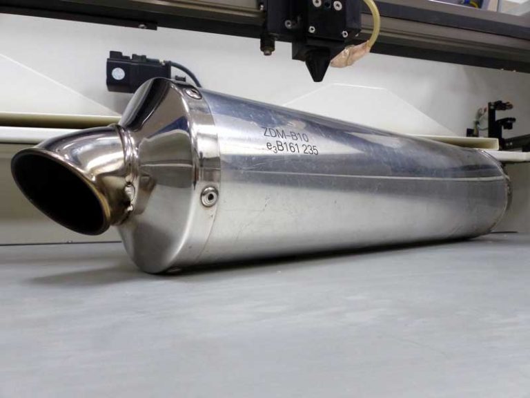 Exhaust Muffler Steel Stainless Steel Engraved Engraving Trophy Center Trophy Shop