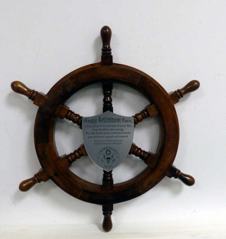 Ship´s Wheel Transportation Wheel Trophy Center Trophy Shop