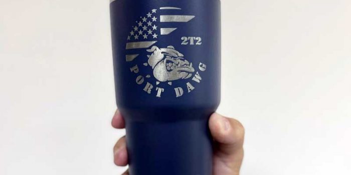 YETI Mug Cup Tumbler 2T2 Port Dawg | Trophy Center | Trophy Shop | ONLY in Kaiserslautern-Einsiedlerhof underneath Hacienda Mexican Restaurant | 2 MILES FROM RAMSTEIN AIR BASE | Engraving Challenge Coins Stamps Embroidery Guidons Awards Plaques Engraving Engraver Engraved Etched Signs Graveur Gravur Graviert Eingraviert | Stempel Gravuren Pokale Schilder | USAREUR-AF | USAFE  | Nato | Bundeswehr |  Sandra Kulbick & J.R. Kulbick  |  WE ARE NOT AFFILIATED WITH ANY STORES ON BASE  |  ONLY in K-TOWN  |  E-Mail: info@trophy-center.de