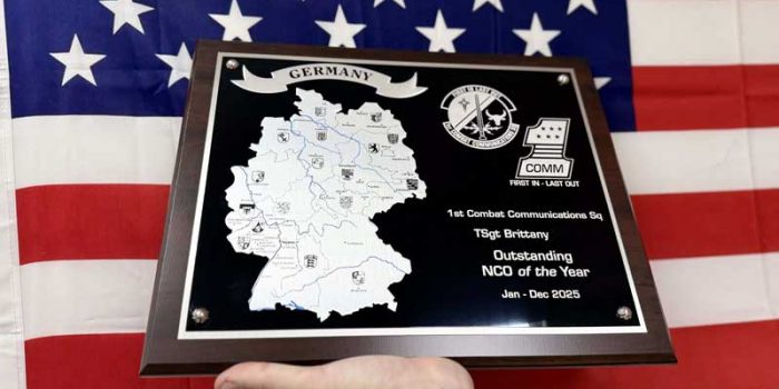 1 CBCS 1st Combat Communications Squadron 1st Comm Annual Awards 2025 by Trophy Center KL  Mr. & Mrs. Kulbick  | Trophy Shop | Engraving Shop | ONLY in Kaiserslautern-Einsiedlerhof underneath Hacienda Mexican Restaurant | 2 MILES FROM RAMSTEIN AIR BASE | Going Away Gifts | PCS Awards | Engraved Etched Custom Made Coin Challenge Coins Patches Stamps Guidons Awards Plaques USAREUR-AF | USAFE  AFAFRICA | EUCOM | AFRICOM | USMC | Special Forces | Seal Team Friendly | GPC Card Accepted | 889 Document available | WE ARE NOT AFFILIATED WITH ANY STORES ON BASE OR SOMEWHERE ELSE |  ONLY in K-TOWN  | We Are Awesome | E-Mail: info@trophy-center.de