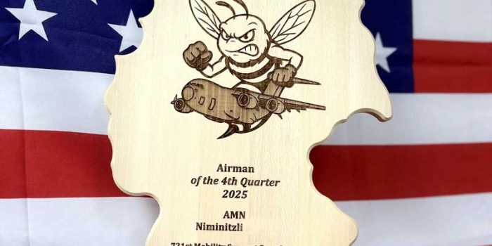 721st MSS Quarterly Award by Trophy Center KL  Mr. & Mrs. Kulbick  | Trophy Shop | Engraving Shop | ONLY in Kaiserslautern-Einsiedlerhof underneath Hacienda Mexican Restaurant | 2 MILES FROM RAMSTEIN AIR BASE | Going Away Gifts | PCS Awards | Engraved Etched Custom Made Coin Challenge Coins Patches Stamps Guidons Awards Plaques USAREUR-AF | USAFE  AFAFRICA | EUCOM | AFRICOM | USMC | Special Forces | Seal Team Friendly | GPC Card Accepted | 889 Document available | WE ARE NOT AFFILIATED WITH ANY STORES ON BASE OR SOMEWHERE ELSE |  ONLY in K-TOWN  | We Are Awesome | E-Mail: info@trophy-center.de