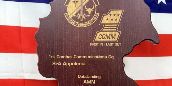 Germany Shape Plaque 1 CBCS 1st Combat Communications Squadron Quarterly Award by Trophy Center KL  Mr. & Mrs. Kulbick  | Trophy Shop | Engraving Shop | ONLY in Kaiserslautern-Einsiedlerhof underneath Hacienda Mexican Restaurant | 2 MILES FROM RAMSTEIN AIR BASE | Going Away Gifts | PCS Awards | Engraved Etched Custom Made Coin Challenge Coins Patches Stamps Guidons Awards Plaques USAREUR-AF | USAFE  AFAFRICA | EUCOM | AFRICOM | USMC | Special Forces | Seal Team Friendly | GPC Card Accepted | 889 Document available | WE ARE NOT AFFILIATED WITH ANY STORES ON BASE OR SOMEWHERE ELSE |  ONLY in K-TOWN  | We Are Awesome | E-Mail: info@trophy-center.de