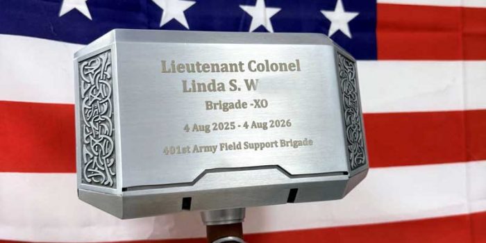 Thor Hammer 401st AFSB 401st Army Field Support Brigade by the fucking awesome Trophy Center KL  Mr. & Mrs. Kulbick  | Trophy Shop | Engraving Shop | ONLY in Kaiserslautern-Einsiedlerhof underneath Hacienda Mexican Restaurant | 2 MILES FROM RAMSTEIN AIR BASE | Going Away Gifts | PCS Awards | Military Supply Store | We can order everthing for you | Engraved Etched Engravin Etching Trophies Custom Made Coin Challenge Coins Patches Stamps Guidons Awards Plaques USAREUR-AF | USAFE  AFAFRICA | AFRICOM | USMC | Special Forces Friendly | GPC Card Accepted | 889 Document available | WE ARE NOT AFFILIATED WITH ANY STORES ON BASE OR SOMEWHERE ELSE |  ONLY in K-TOWN  | We Are Awesome | Fast turnaround | E-Mail: info@trophy-center.de